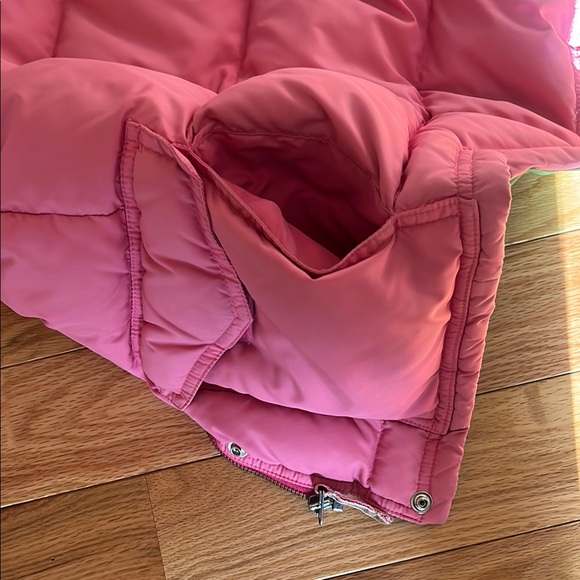 J. Crew Pink  and Green Puffer Vest - Picture 13 of 16